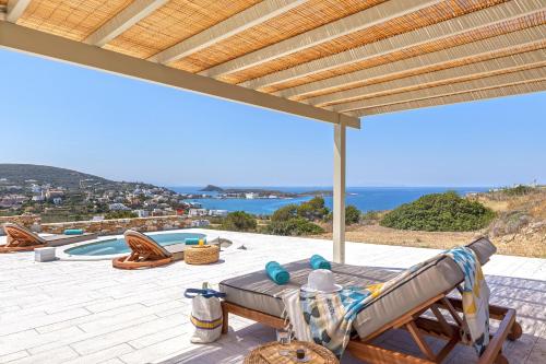 Syros Grace eco-Villa with Jacuzzi & Stuning Views