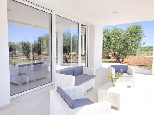 Olive trees house