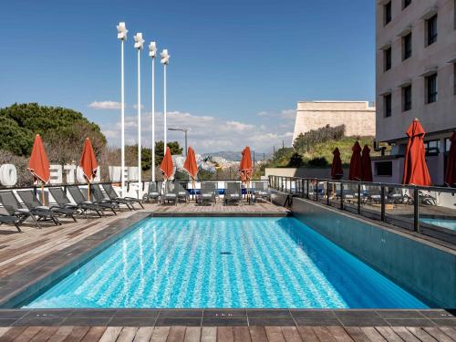 Swimming pool, New Hotel of Marseille - Le Pharo near Musee des Docks Romains