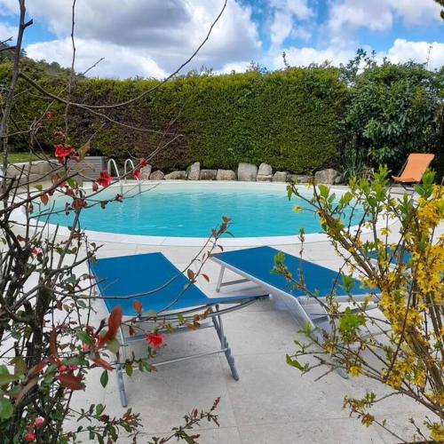 La Feuillade, Longère avec piscine et jardin - Location saisonnière - Saint-Rabier