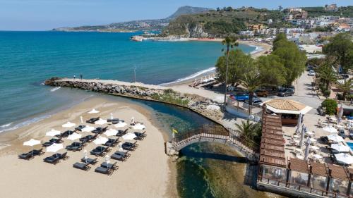 Beach, Kalyves Beach Hotel in Armeni