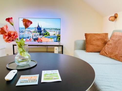  Scandinavian Apartment Hotel - Lunden 1 - Central 3 bedroom apartment on two floors in Horsens