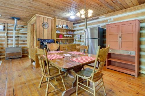 Historic Log Cabin with Porch Near Patoka Lake! in Taswell, USA