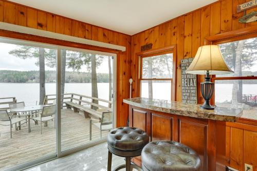 Lakefront Cabin with Canoes, 7 Mi to Mount Sunapee!