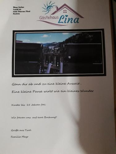  Gästehaus Lina in Thiersee