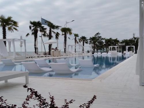 Utsikt, Sea View Studio at Oasis in Chakvi