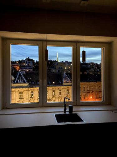 Old-Town Apartment with a View