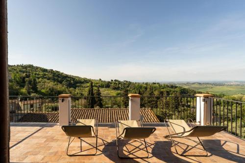 Balcony/terrace, Le Vecchie Cantine in Chianni