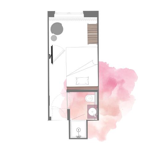 1 twin bed
