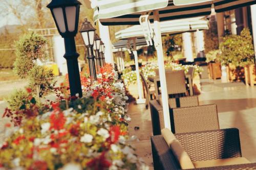 陽台/露台, 茨卡爾圖博廣場酒店 (Tskaltubo Plaza Hotel) in 茨卡爾圖博