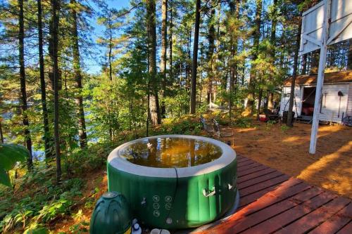 The Stabbin Cabin on Grant Island Brantingham Lake