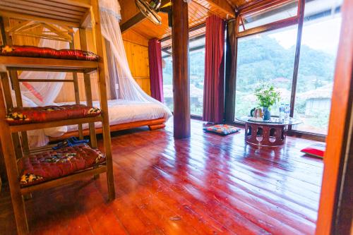 Dům (27 m²), pokoje: 1, vlastní koupelny: 1, destinace: Bac ha (Bac Ha Lodge Retreat) in Bac Ha (Lao Cai)