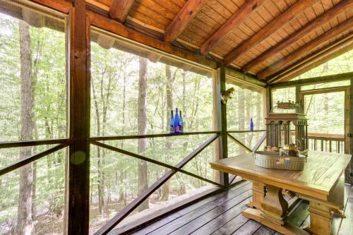 Romantic Ellijay Cabin with Grill and Fire Pit!