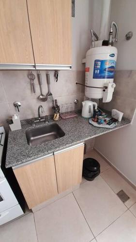 Plaza Apart 7, 1 dormitorio con balcón