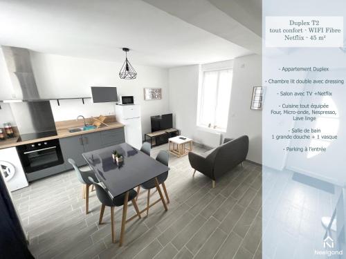180A - Duplex T2 Tout Confort du Gond - 45 m2 - Location saisonnière - Gond-Pontouvre