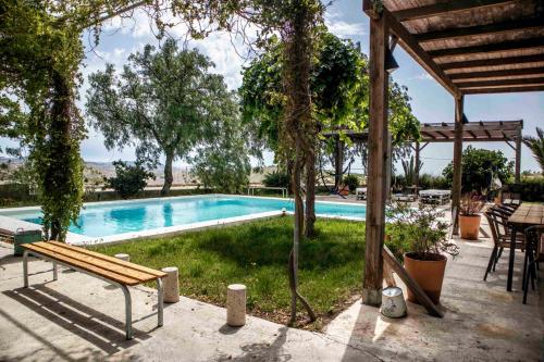 6 bedrooms house with private pool furnished garden and wifi at Oria