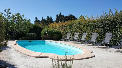 Maison de 3 chambres avec piscine privee jardin clos et wifi a Velleron