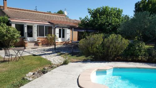 Maison de 3 chambres avec piscine privee jardin clos et wifi a Velleron