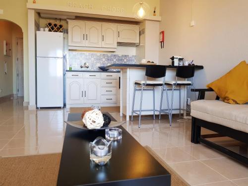 Studio with sea view shared pool and furnished balcony at Albufeira 2 km away from the beach