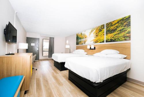 1 double bed