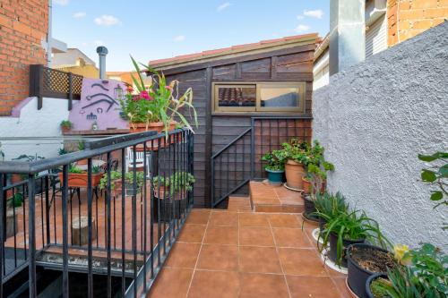 Balkons/terase, Charming House with Mountain Views in Puebla de Don Rodrigo in Puebla de Don Rodrigo