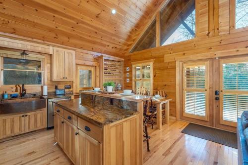 Fully Stocked Cabin Retreat w/ Game Room & Pond!