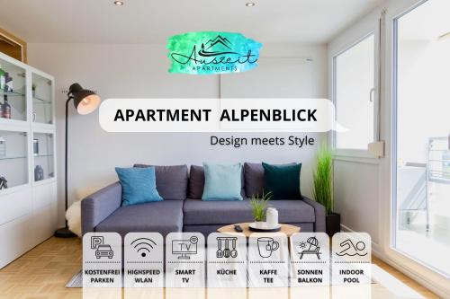 Apartment Alpenblick mit Indoor-Pool und atemberaubenden Alpenpanorama