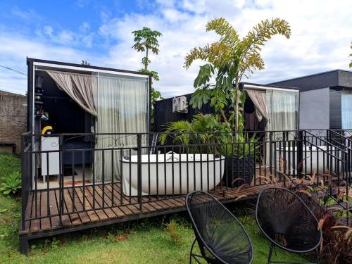 Tiny House Paraiso Minicasas Com Hidromassagem in 波蘇阿雷格