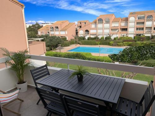Appt T2, Piscine, la Plage à 130m! Parking privé clos, Lave-linge, Lave-vaisselle, Draps, Linge et Ménage inclus!, Palavas-les-Flots (fotografie 4)