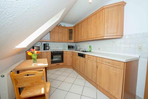 廚房, Ferienwohnung Hörselbergblick (Ferienwohnung Horselbergblick) in 艾森納赫郊區