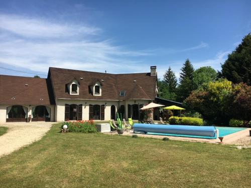 l'étincelle 14 pers, piscine privée chauffée, jacuzzi, sauna, calme - Accommodation - Saint-Martin-des-Champs