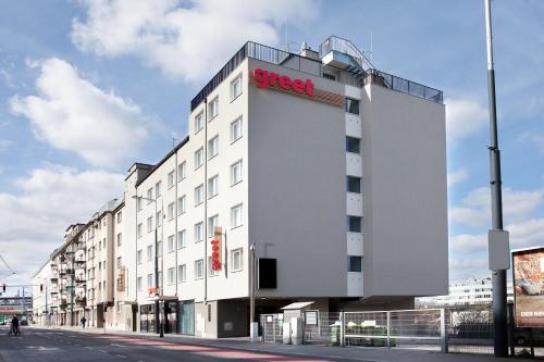 A szálláshely kívülről, greet Wien City Nord in 21. Floridsdorf