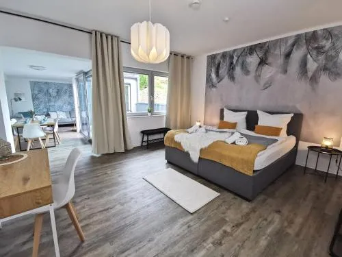 BohnApartments - Town House am Stadtpark - Terrasse - Parkplätze - WLAN in Erfurt, Deutschland