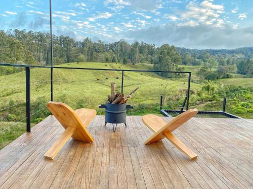 Balkons/terase, Bohemia Glamping in La Ceja