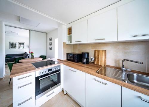 köök, Ferienhaus direkt an der Wümme (Ferienhaus direkt an der Wumme) in Hellwege