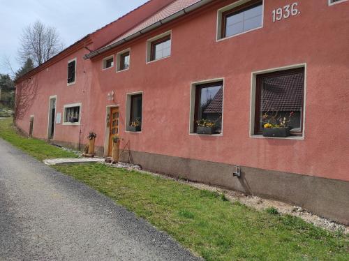 Exterior view, Ranc Cerveny mlyn in Plzen