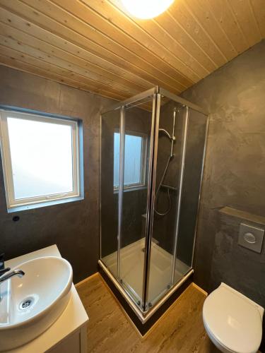 Dusche, Gaukshof in Arnes