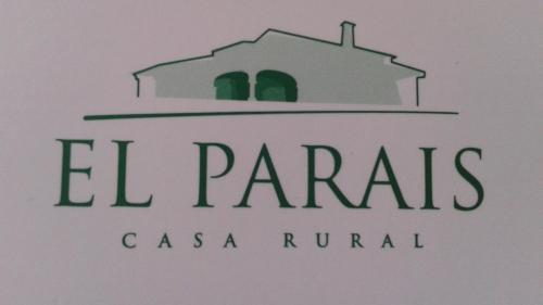 Casa Rural EL PARAÍS, naturalmente.