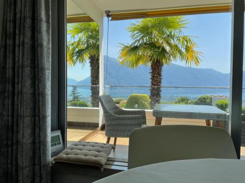 Balcony/terrace, Locarno-Monti: Solemonte Apt.103 in Monti Trinita