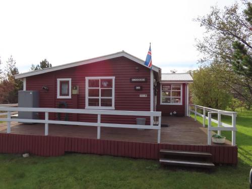 Red Riding Hood Cabin On the Golden Circle Next to Kerið