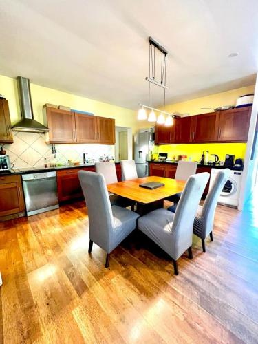 Kitchen, Holiday home in the city-center of Antibes with a private pool in Laval
