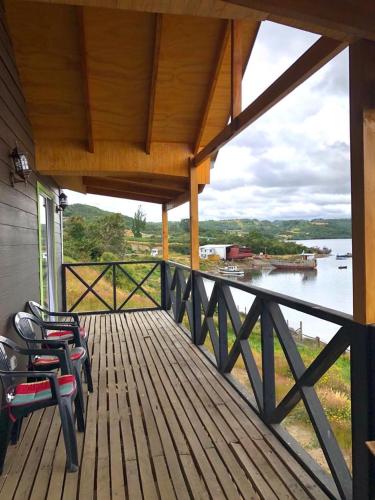 Cabaña con vista al mar para 5 personas dalcahue