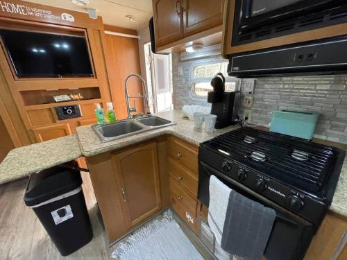 Ramblin Rose Camper - Theater - Hot-Tub - Fire Pit in Putney (KY)