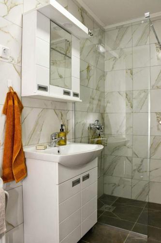 Fürdőszoba, Apartman Harmony in Sombor