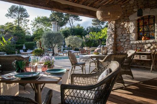 Étterem, Hotel Les Messugues in Saint-Paul-de-Vence