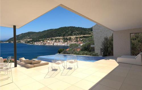 Awesome Home In Vis With Outdoor Swimming Pool, Sauna And 4 Bedrooms