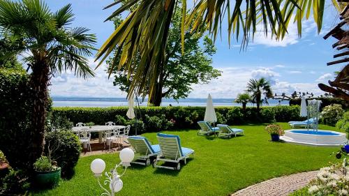 tuin, Boutique Hotel Villa am See in Hagnau