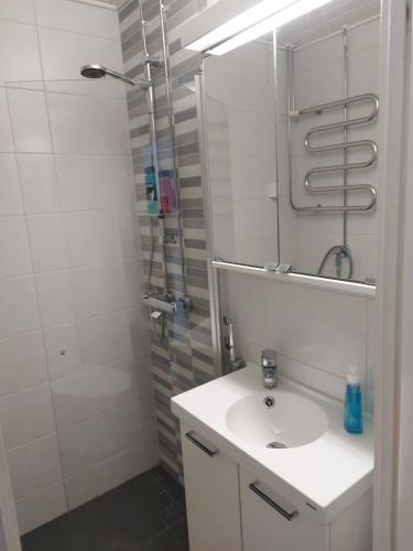 Shower, Kiertokatu apartment in Pori