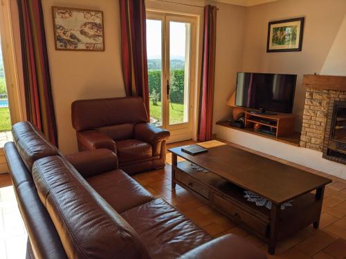 บริการและสิ่งอำนวยความสะดวก, Clos du Château - Grande maison avec piscine privée et vue sur la vallée (Clos du Chateau - Grande maison avec piscine privee et vue sur la vallee) in มาแล
