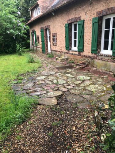 Grande chambre avec salle de bain et WC privés - Pension de famille - Pontgouin